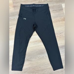 Under Armour Black Compression heat gear leggings Black size Lg